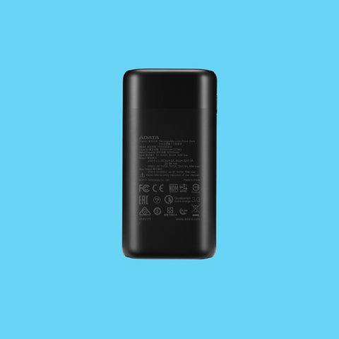 POWER BANK ADATA P10000QCD 10.000MAH 2XUSB TIPO C NEGRO (AP10000QCD-DGT-CBK)