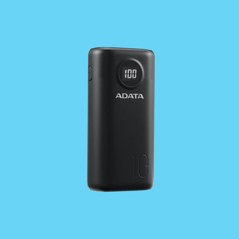 POWER BANK ADATA P10000QCD 10.000MAH 2XUSB TIPO C NEGRO (AP10000QCD-DGT-CBK)