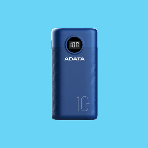 POWER BANK ADATA P10000QCD 10.000MAH 2XUSB TIPO C AZUL (AP10000QCD-DGT-CDB)