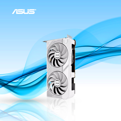 TARJETA DE VIDEO ASUS DUAL NVIDIA GEFORCE RTX 5060 EDICION OC BLANCA 8 GB GDDR7 128BIT PCI-E 2565 MHZ (90YV0N15-MVAA00)