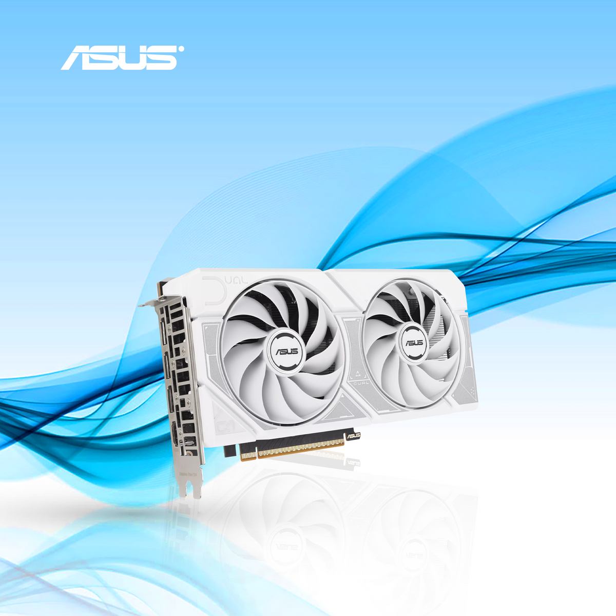 TARJETA DE VIDEO ASUS DUAL NVIDIA GEFORCE RTX 5060 EDICION OC BLANCA 8 GB GDDR7 128BIT PCI-E 2565 MHZ (90YV0N15-MVAA00)