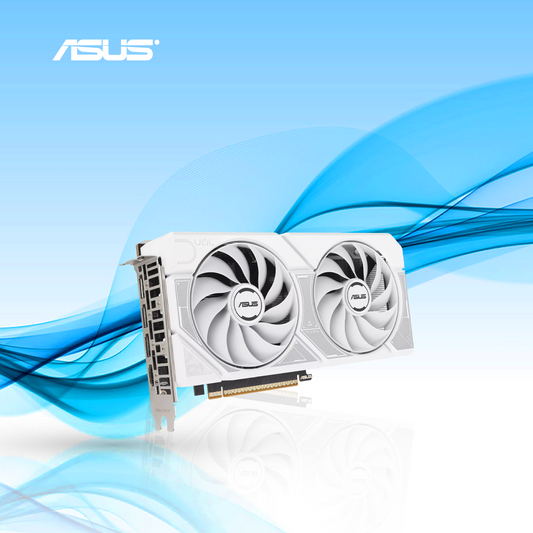 TARJETA DE VIDEO ASUS DUAL NVIDIA GEFORCE RTX 5060 EDICION OC BLANCA 8 GB GDDR7 128BIT PCI-E 2565 MHZ (90YV0N15-MVAA00)