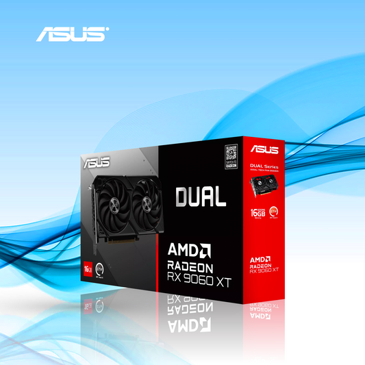 TARJETA DE VIDEO ASUS AMD RADEON RX 9060 XT DUAL 16GB 128-BIT GDDR6 PCI EXPRESS 5.0 (90YV0LG2-M0AA00)