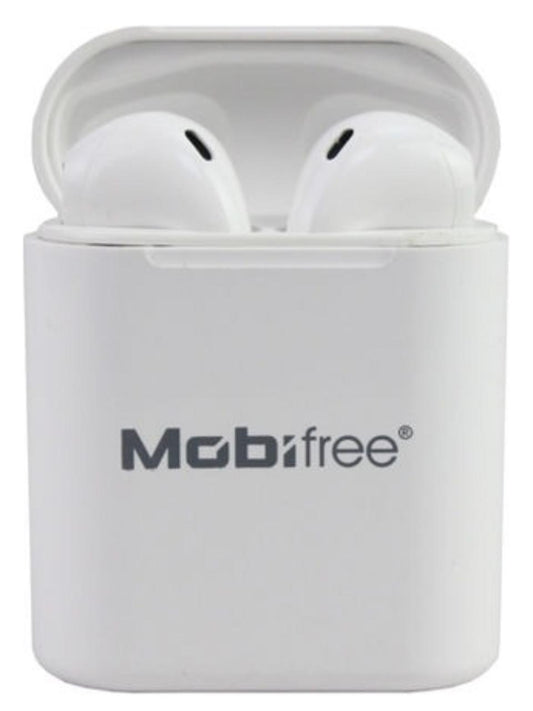 AUDIFONOS MOBIFREE IN-EAR BLUETOOTH BLANCOS 4HRS BATERIA INALAMBRICO (MB-929738)