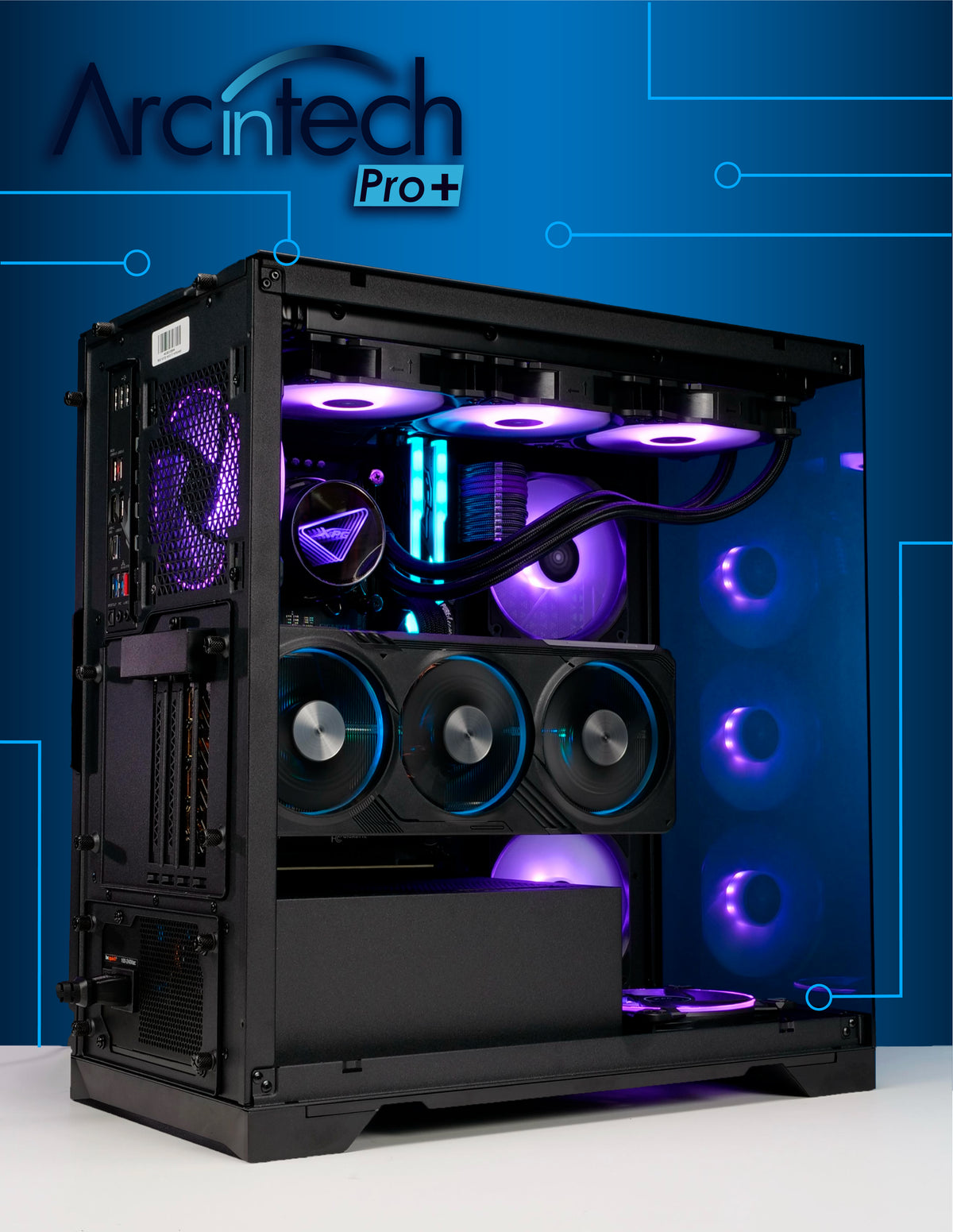 PC ARCINTECH PRO+ CORE I5 12400 32GB 1TB M.2 RTX2000 12GB