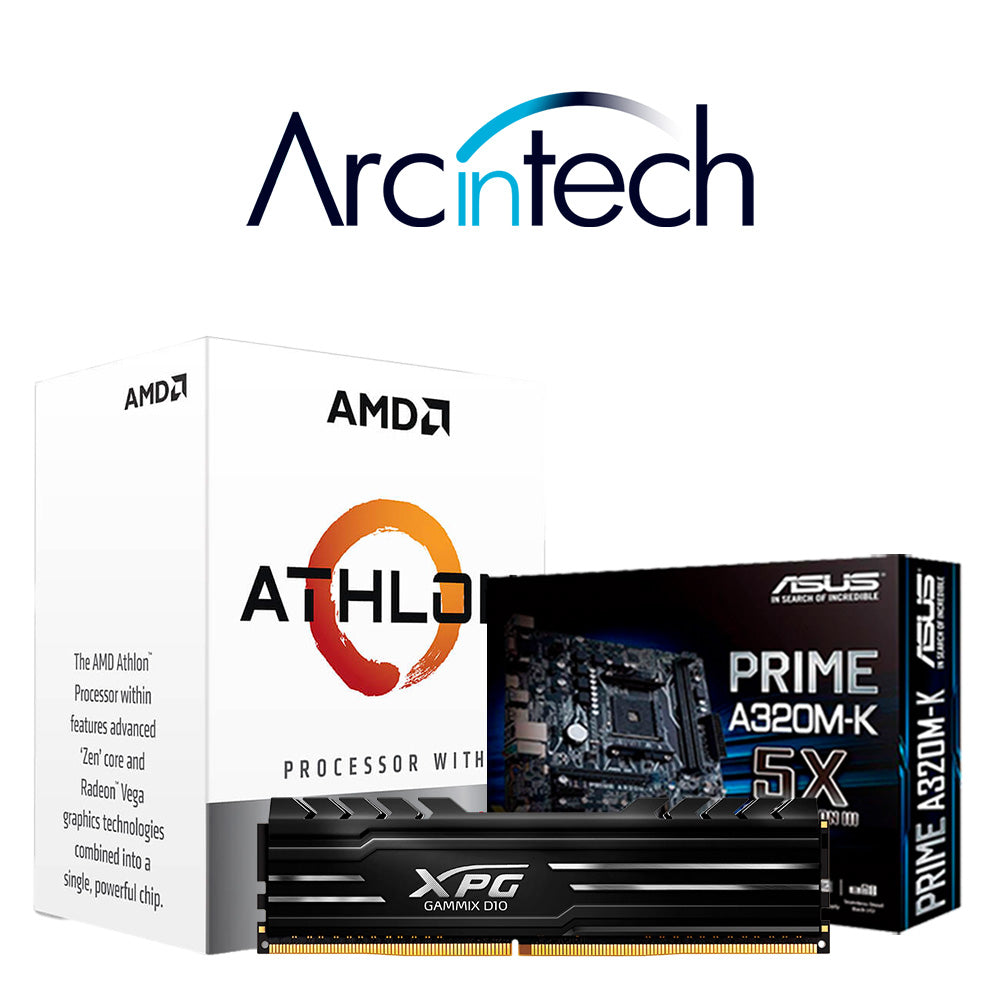 Kit AMD Athlon 3000G Tarjeta Madre Memoria 8GB