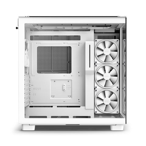 GABINETE NZXT H9 ELITE VENTANA RGB MIDI TOWER USB MICRO ATX SIN FUENTE 3 VENTILADORES RGB BLANCO (CM-H91EW-01)