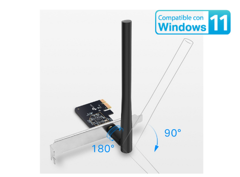 ADAPTADOR TPLINK INALAMBRICO DE DOBLE BANDA AC600 433MBPS (ARCHER T2E)