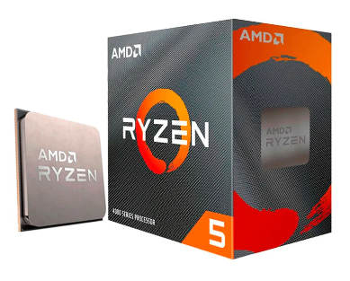 PROCESADOR AMD RYZEN 5 4500 AM4 3.60GHZ 8MB L3 CACHE DISIPADOR WRAITH STEALTH (100-100000644BOX)