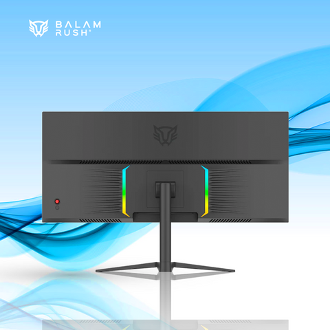 MONITOR GAMER CURVO BALAM RUSH COSMOS ARCUS MCA34X IPS 34 PULGADAS 3440X1440 ULTRA WIDE QUAD HD G-SYNC/FREESYNC 165HZ HDMI/DISPLAYPORT BOCINAS INTEGRADAS NEGRO (BR-944137)
