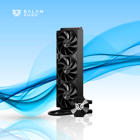 ENFRIAMIENTO LIQUIDO BALAM RUSH CRYO ALLBLACK CPU 360MM HASTA 1800RPM NEGRO (BR-944106)