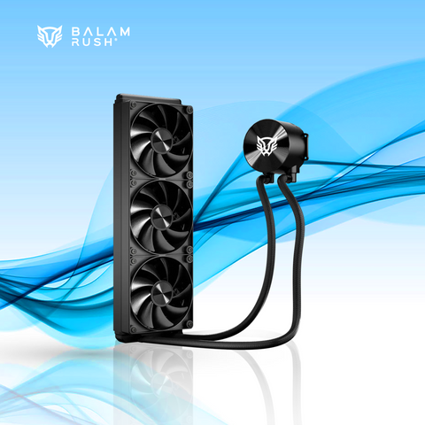 ENFRIAMIENTO LIQUIDO BALAM RUSH CRYO ALLBLACK CPU 360MM HASTA 1800RPM NEGRO (BR-944106)