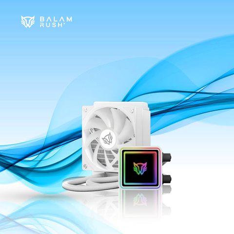 ENFRIAMIENTO LIQUIDO BALAM RUSH CRYO PRISM 120 ICE CPU 1X 120MM HASTA 2550RPM BLANCO (BR-944038)
