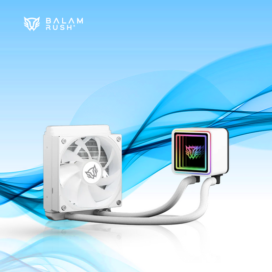 ENFRIAMIENTO LIQUIDO BALAM RUSH CRYO PRISM 120 ICE CPU 1X 120MM HASTA 2550RPM BLANCO (BR-944038)