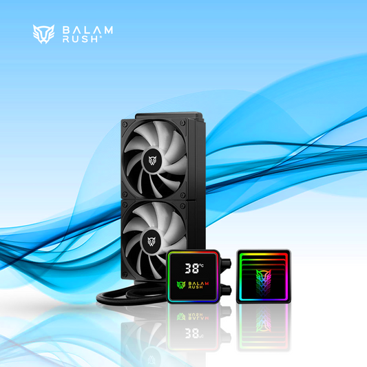ENFRIAMIENTO LIQUIDO BALAM RUSH CRYO PRISM CPU 240MM HASTA 1800RPM NEGRO (BR-944045)