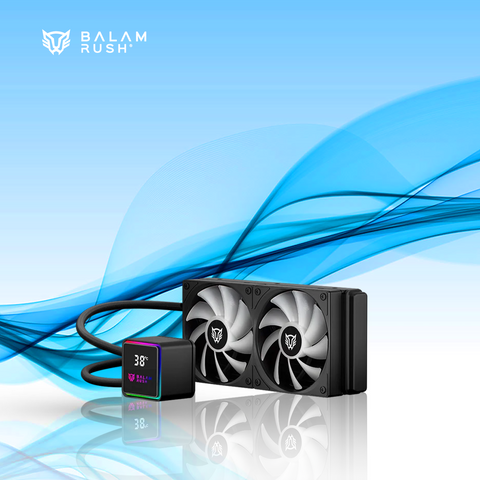 ENFRIAMIENTO LIQUIDO BALAM RUSH CRYO PRISM CPU 240MM HASTA 1800RPM NEGRO (BR-944045)