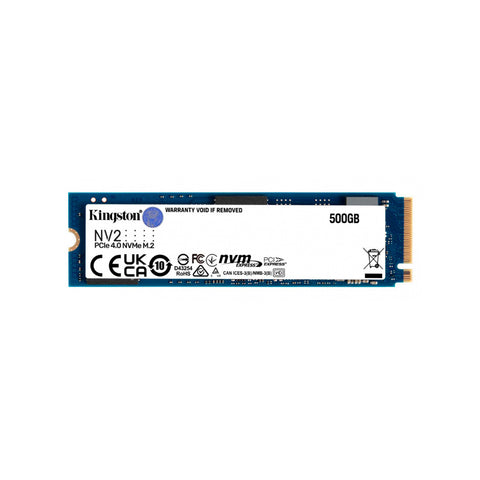 UNIDAD DE ESTADO SOLIDO SSD KINGSTON 500GB M.2 NVME 2280 PCIE 4.0 (SNV2S/500G)