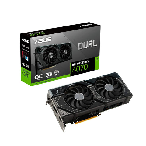 TARJETA DE VIDEO ASUS DUAL GEFORCE RTX 4070 OC 12GB 192BIT DDR6 HDMI (DUAL-RTX4070-O12G)