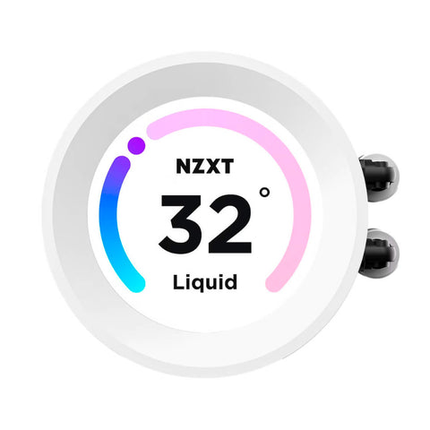 ENFRIAMIENTO LIQUIDO NZXT KRAKEN ELITE 240 RGB 2X120MM 1500RPM BLANCO (RL-KR24E-W1)