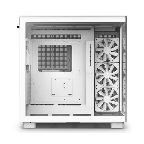 GABINETE NZXT H9 FLOW MEDIA TORRE USB 3.24 VENTILADORES SIN FUENTE BLANCO (CM-H91FW-01)