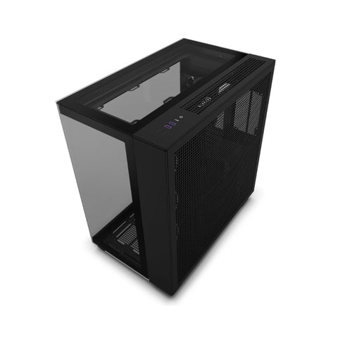 GABINETE NZXT H9 ELITE CON VENTANA MIDI-TOWER MINI-ITX USB SIN FUENTE 4 VENTILADORES (CM-H91EB-01)