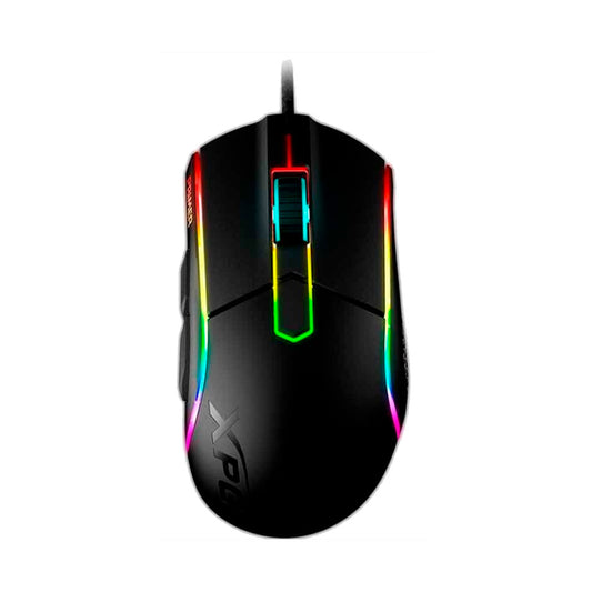 MOUSE PRIMER SWITCH OMRON OPTICO PMW 3360 12000 DPI 50G 250 IPS RGB ALAMBRICO USB TIPO A GAMER (PRIMER-BKCWW)