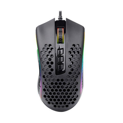 MOUSE REDRAGON OPTICO CABLE USB RETROILUMINACION RGB 8 BOTONES PROGRAMABLES (M988-RGB)