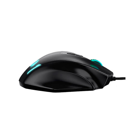 MOUSE IMPACT M908 GAMER ALAMBRICO OPTICO USB-A 12400 DPI  RGB SISTEMA DE 8 PESAS 20 MILLONES DE CLICKS NEGRO (M908)