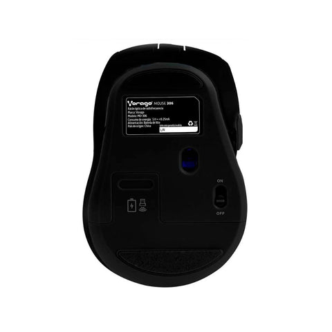 MOUSE OPTICO INALAMBRICO USB NEGRO (MO-306-BK)