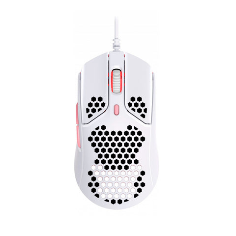 MOUSE HYPERX PULSEFIRE HASTE EROGONOMICO ALAMBRICO 16000DPI BLANCO (4P5E4AA)