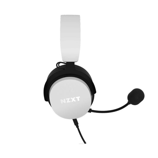 AUDIFONOS GAMER NZXT DIADEMA AP-WCB40-W2 ALAMBRICO 2 METROS 3.5 MM BLANCO (AP-WCB40-W2)