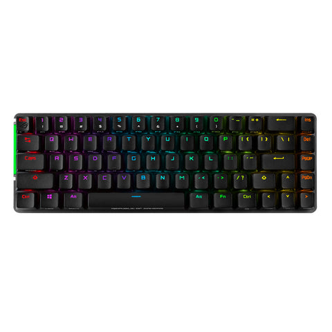 TECLADO GAMER ASUS M601 ROG FALCHION NX RGB MECANICO SWITCH ROG NX BROWN INALAMBRICO NEGRO (M601 ROG FALCHION NX/NXBN/US)