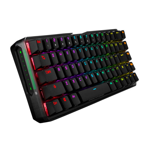 TECLADO GAMER ASUS M601 ROG FALCHION NX RGB MECANICO SWITCH ROG NX BROWN INALAMBRICO NEGRO (M601 ROG FALCHION NX/NXBN/US)