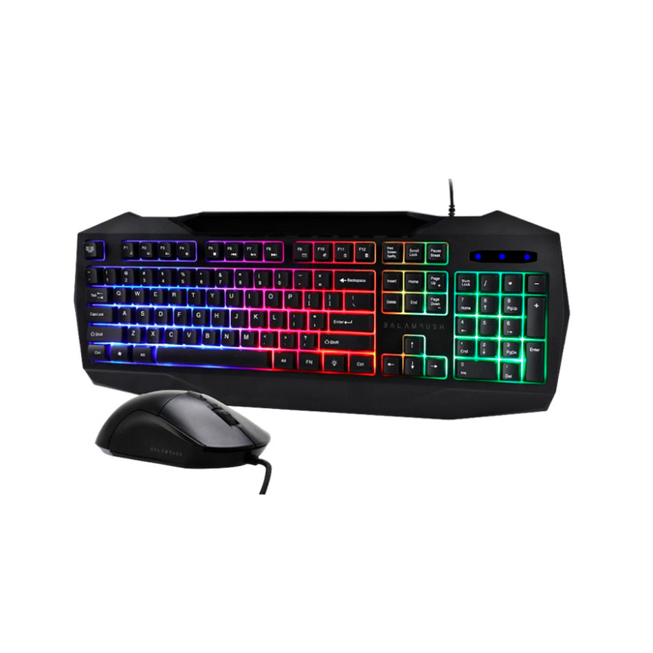 KIT TECLADO Y MOUSE BALAM RUSH SQUAD MASTER KTM333 NEGRO (BR-936293)