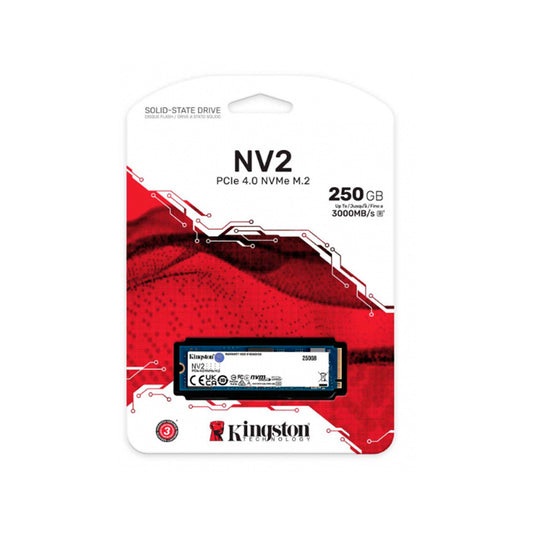 UNIDAD DE ESTADO SOLIDO SSD 250GB KINGSTON M.2 NVME 2280 PCIE 4.0 (SNV2S/250G)