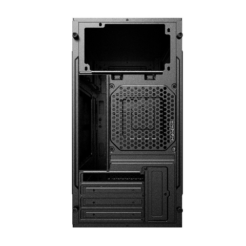 GABINETE ACTECK PERFORMANCE II GI215  MICRO TORRE FUENTE 500W FULL METALICO NEGRO (AC-935777)