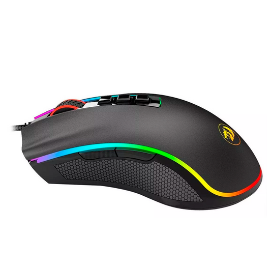 MOUSE GAMER REDRAGON COBRA M711 ALÁMBRICO ÓPTICO USB-A 10.000DPI 8 BOTONES PROGRAMABLES RGB CHROMA NEGRO (M711)