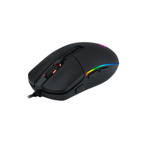 MOUSE GAMER REDRAGON INVADER M719 10,000 DPI 8 BOTONES PROGRAMABLES AMBIDIESTRO RGB NEGRO (M719-RGB)