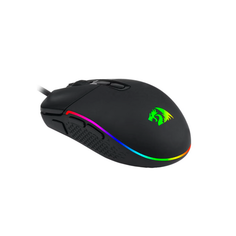 MOUSE GAMER REDRAGON INVADER M719 10,000 DPI 8 BOTONES PROGRAMABLES AMBIDIESTRO RGB NEGRO (M719-RGB)