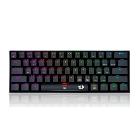 TECLADO GAMER REDRAGON DRAGONBORN MEANICO SWITCH RED ALAMBRICO NEGRO (K630RGB RD)