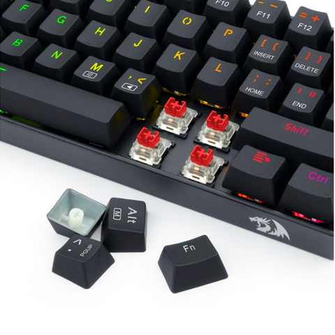 TECLADO GAMER REDRAGON DRAGONBORN MEANICO SWITCH RED ALAMBRICO NEGRO (K630RGB RD)