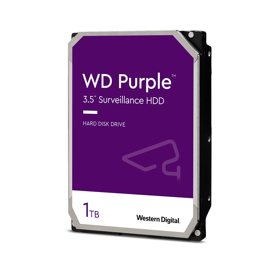 DISCO DURO INTERNO WESTERN DIGITAL 1TB PURPLE 3.5 SATA III 64MB CACHE (WD10PURZ)