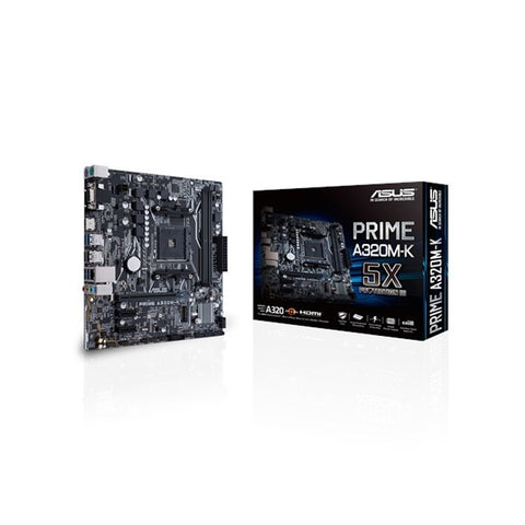 TARJETA MADRE ASUS PRIME A320M-K AMD SOCKET AM4 ATX 2DDR4 4800MHZ (ASUS PRIME A320M-K)