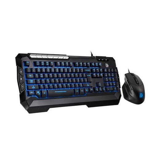 KIT GAMER THERMALTAKE DE TECLADO Y MOUSE ALAMBRICO USB NEGRO (CM-CMC-WLXXMB-SP)