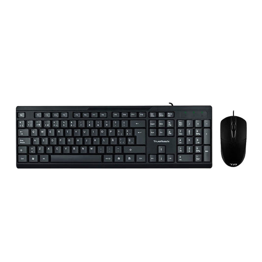 KIT DE TECLADO Y MOUSE MK210 105 TECLAS USB 1.5 MO ALAMBRICO NEGRO (AC-928984)