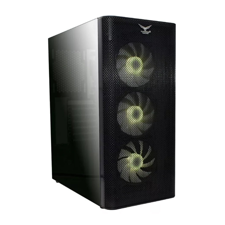Gabinete Naceb Zed Gamer Full ATX Ventana 3 Vent RGB