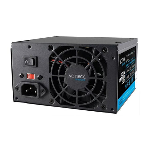 Fuente de Poder Acteck Blazar Negro 500W ATX/24 PIN/2 SATA R500