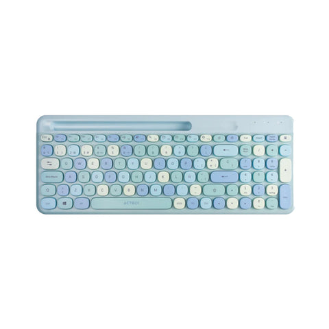 KIT TECLADO Y MOUSE CREATOR CHIC COLORS MK470 INALAMBRICO AZUL (AC-935197)