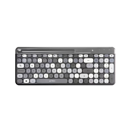 KIT TECLADO Y MOUSE CREATOR CHIC COLORS MK470 INALAMBRICO GRIS (AC-935180)