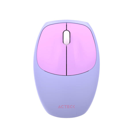 KIT TECLADO Y MOUSE CREATOR CHIC COLORS MK475 INALAMBRICOS USB MORADO (AC-935173)